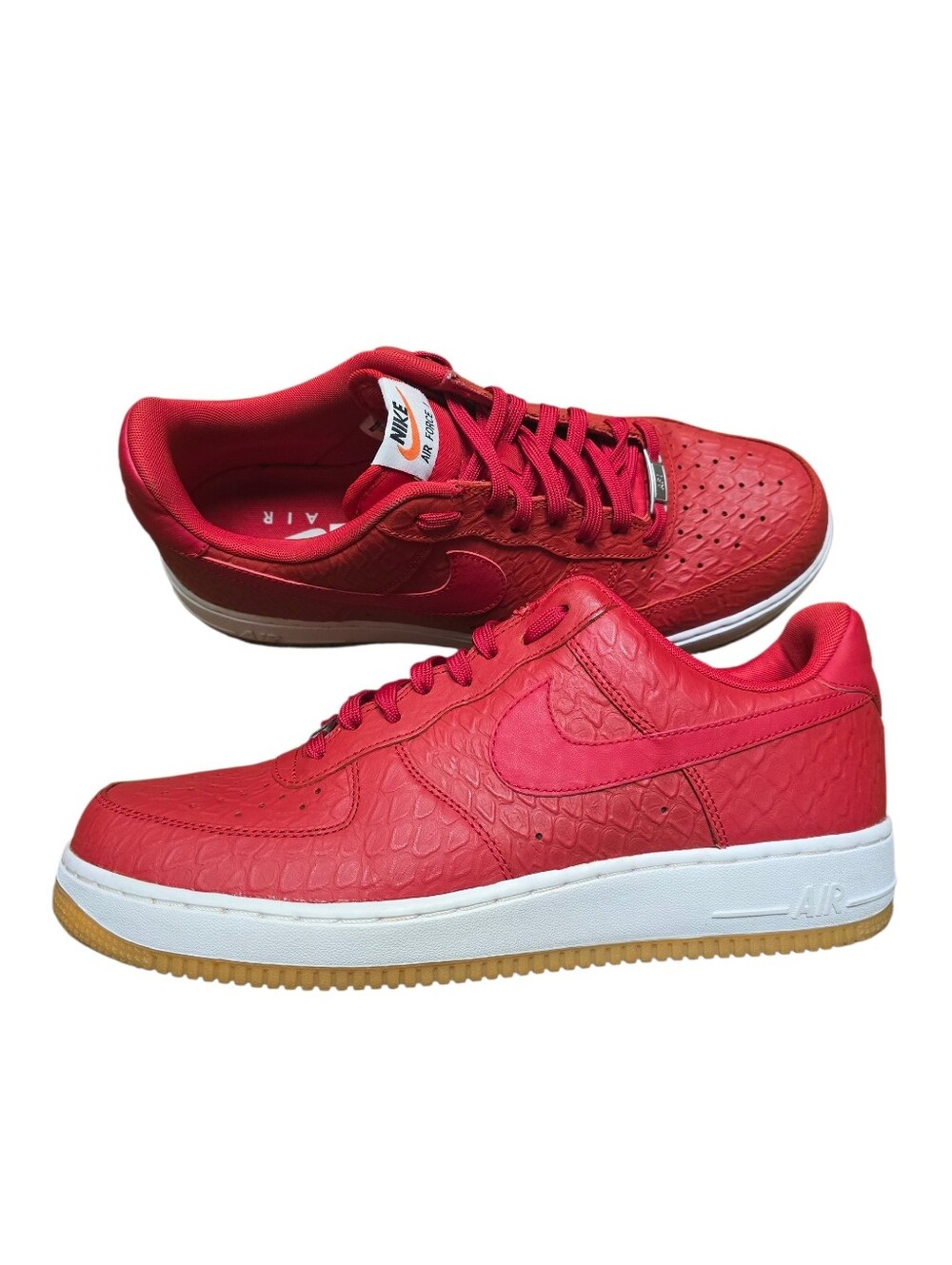 Nike Air Force 1 Low '07 LV8 'Red Python' Sz 11.5